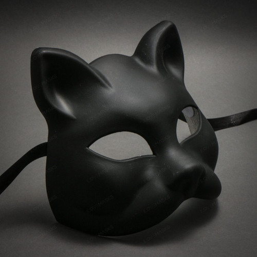 Black Cat Mask Pattern — Panterona