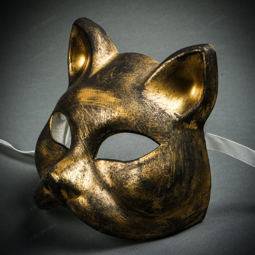 DIY Blank Cat Mask Sexy Cat Mask, Gatto Mask, Venetian Gatto Masks, Gold  Cat Masquerade Masks, Full Face Cat Masks, Gatto Face Masks 