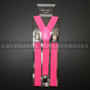 Suspenders - Hot Pink