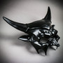 Demon Masquerade Devil Halloween Party Mask - Black
