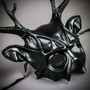 Antler Deer Horn Devil Halloween Masquerade Mask - Black