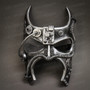 Batman Steampunk Full Face Masquerade Mask - Silver