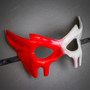 Devil Halloween Masquerade Eye Mask - Bloody Red White