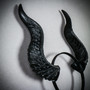 Fairy Maleficent Dragon Horns Headband - Black