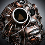 Phantom Full Face Steampunk Goggles Mask - Copper Bronze