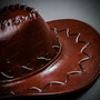 Cowboy Neon Light Up Hat - Brown