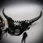 Black Silver Long Short Horns Masquerade Halloween Men Women Couple Party Masks