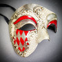 Venetian RED Phantom Phantom Half Face Glitter Blue Feather Hallowen Party mask