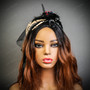 Skeleton Hand Gothic Headband Halloween Bone Hair Accessory - Black