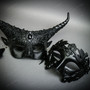 Masquerade Mask & Masquerade Mask Couple Mask Set