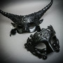 Masquerade Mask & Masquerade Mask Couple Mask Set