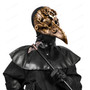 Copper & Black Steampunk Masquerade Plague Doctor Cosplay Outfit Set
