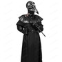 Masquerade Mask & Black & Silver Steampunk Skull Mask Couple Mask Set