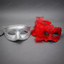 Venetian Women Masquerade Eye Masks - Silver & Purple