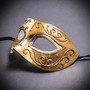 Ivory Gold Phantom Venetian Musical Eye Mask & Purple Tulle Glitter Masquerade Couple Mask Set