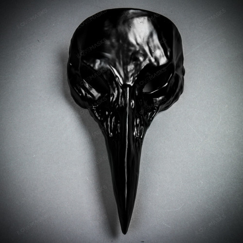 Raven Skull Bird Nose Halloween Animal Party Masquerade Mask Black