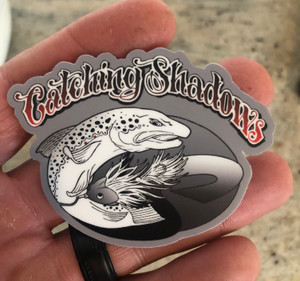 Catching Shadows Die Cut Logo Sticker
