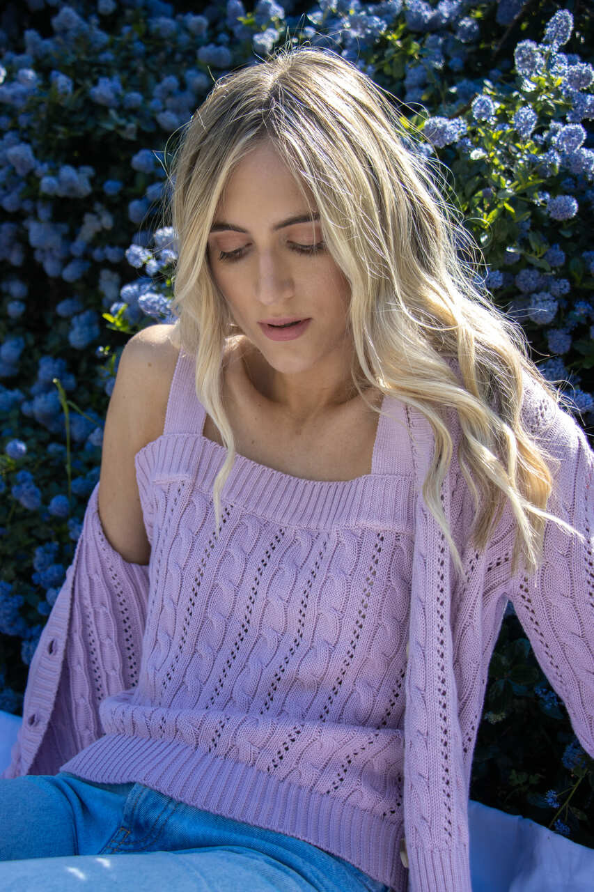 Lilac cardigans on sale