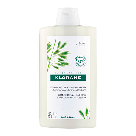 Klorane champú extrasuave a la leche de avena