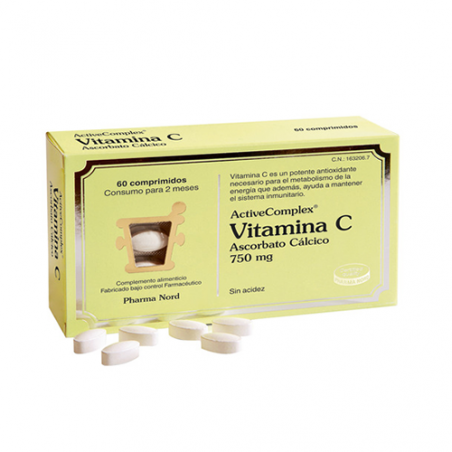 Activecomplex vitamina c-ácido ascórbico 60 comprimidos