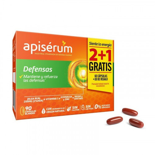 Apiserum defensas 90 capsulas pack 3 meses