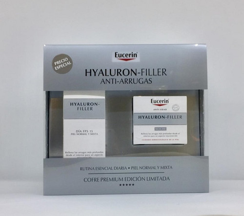 Cofre Eucerin Hyaluron Filler Crema Dia + Crema Noche Piel N/M