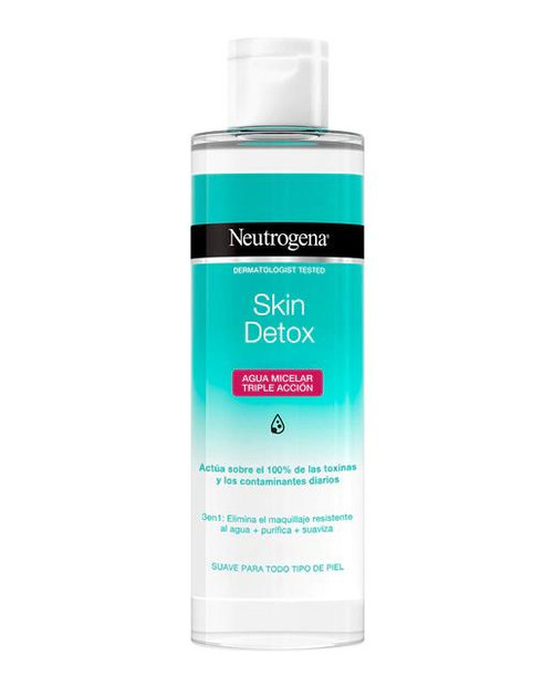 Agua micelar triple aCCión skin detox 400 mL neutrogena