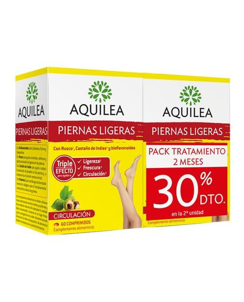 Duplo comprimidos piernas ligeras aquilea