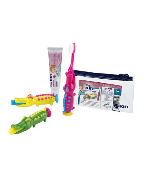 Kit de viaje higiene dental infantil kin