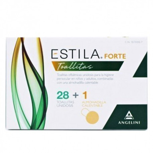 Estila forte 28 toallitas oculares