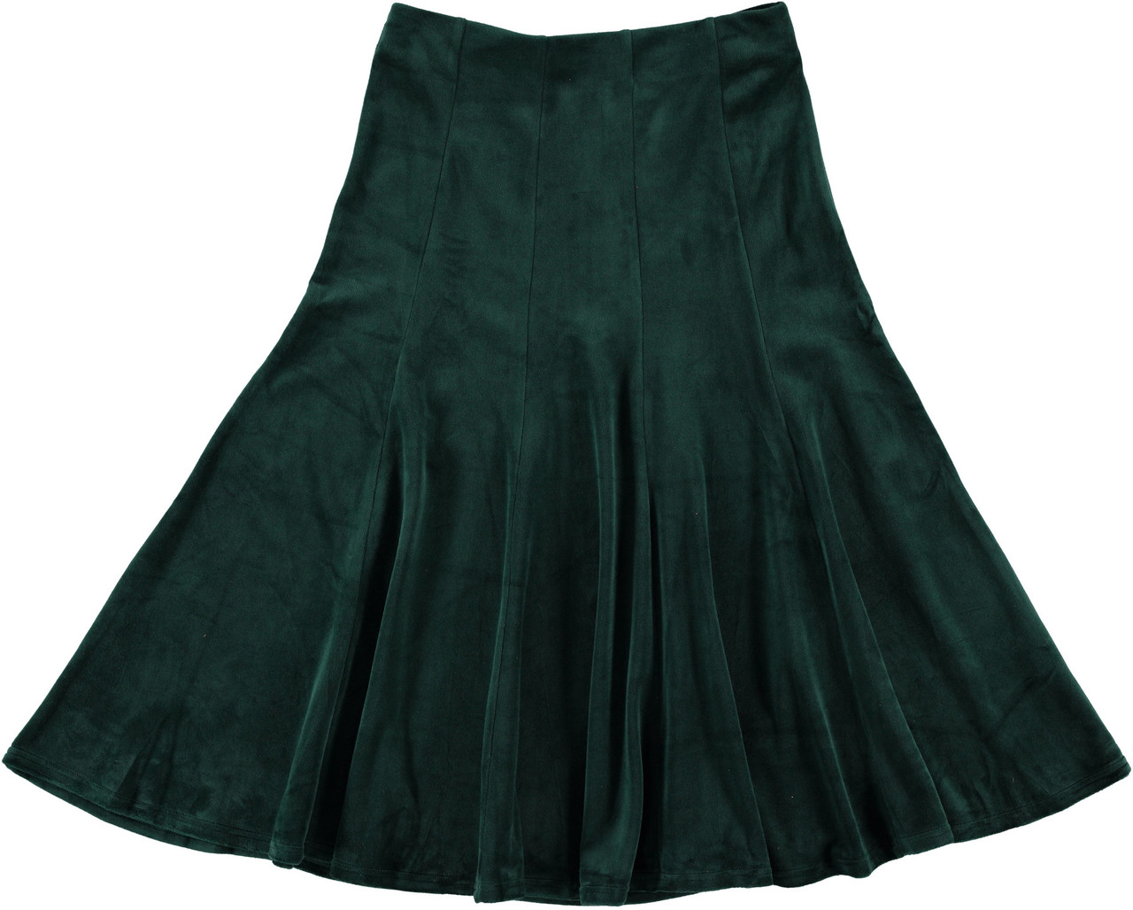 Women/Teens 27 Inches Velour Panel Skirt - BGDK Wholesale