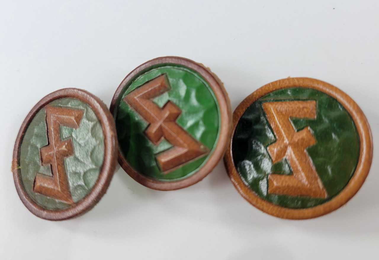 Wolfsangel Rune WHW Tinnie 1935/36 (Green)