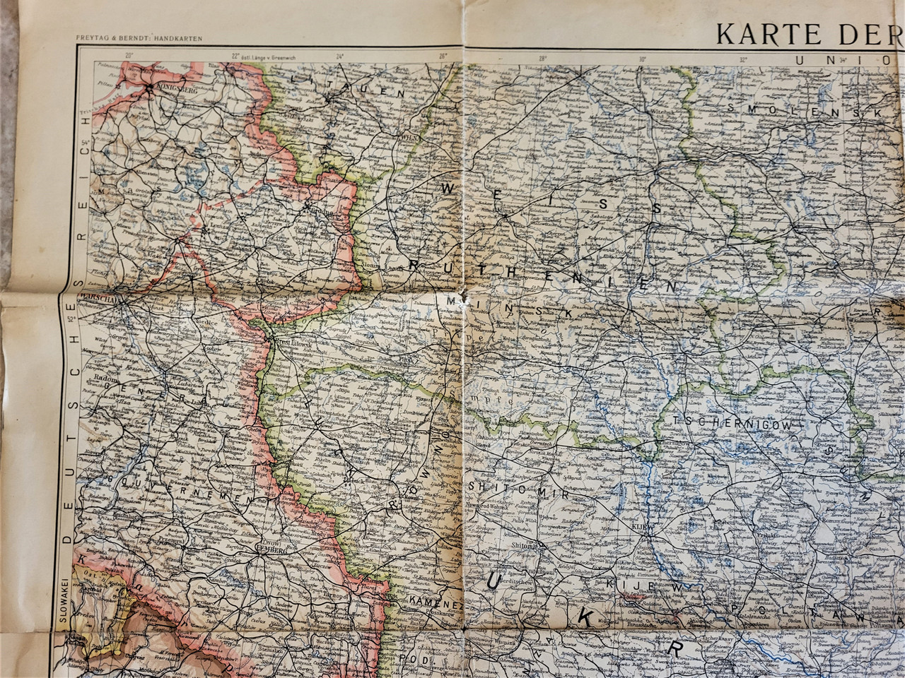 1933 German Military Map of Soltau