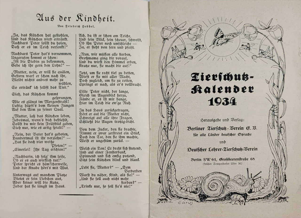 Animal Welfare Calendar Animal Welfare Calendar