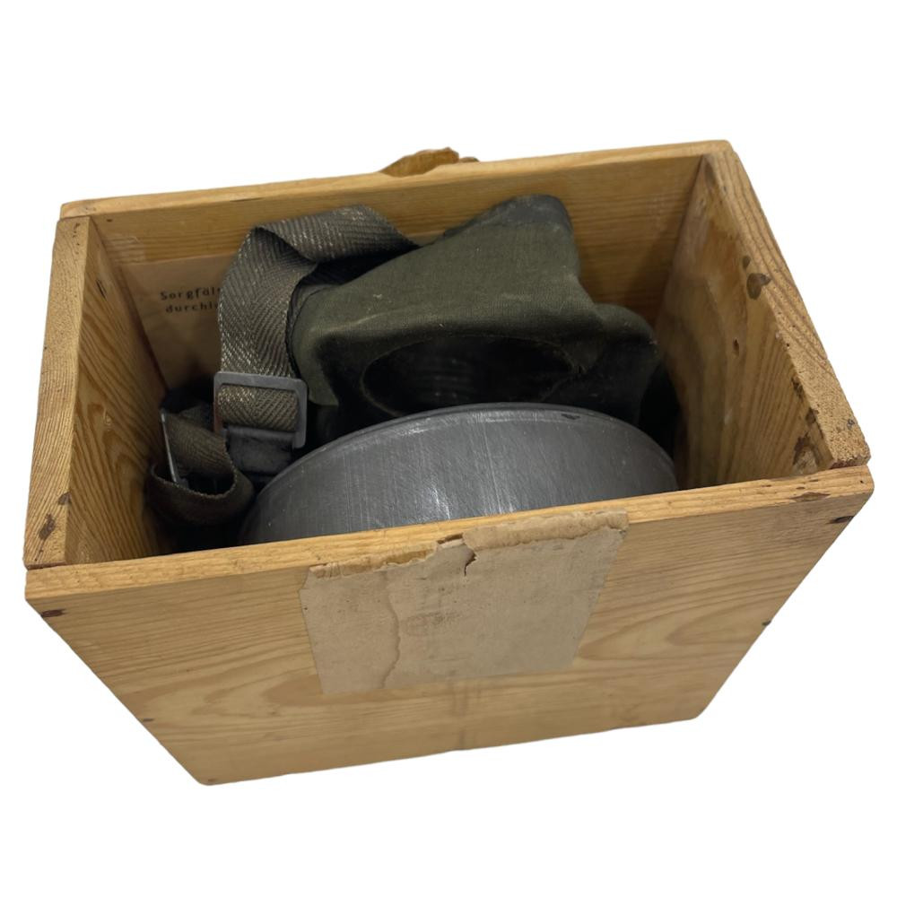 Original British Military Gasmask M44 lightweight Filter Bag Full Set Black