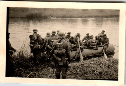 4 Original German Photographs - Field Gear - Signals