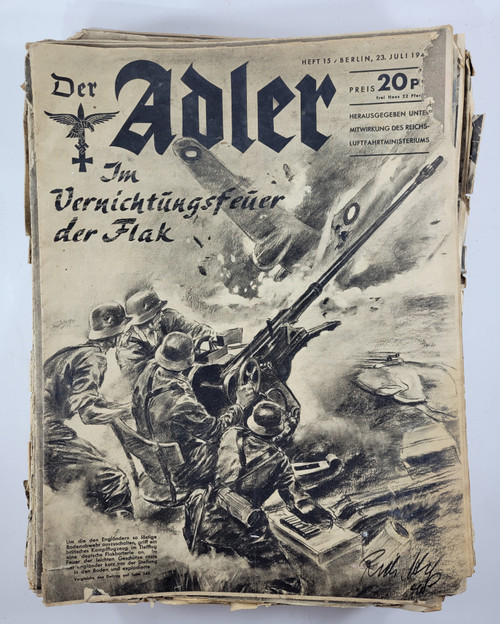 WW2 Luftwaffe Der Adler Magazine - July 1940