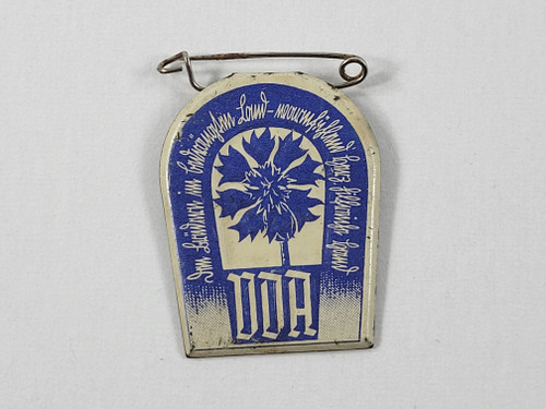 1934 German VDA pin, Blue Cornflower