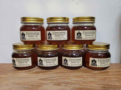 Reproduction Honey Ration Jar w/ Pure Honey