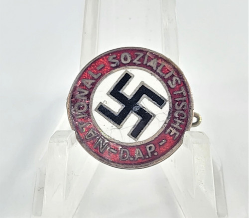 Early Ges Gesch Marked Small NSDAP Party Pin