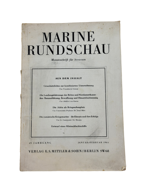 The Naval Review Book - Marine Rundschau