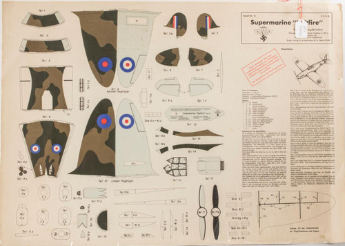 ORIGINAL NSFK Training Model - Supermarine Spitfire