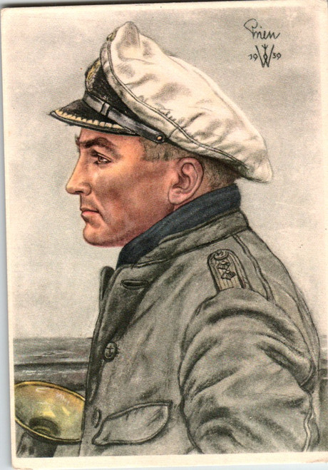 VDA Postcard - U-Boat Commander W. Willrich