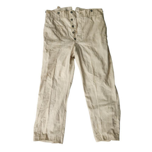 1941 Dated White Drillich Work Pants