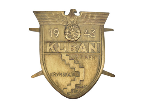 Reproduction German Kuban Shield - Gold