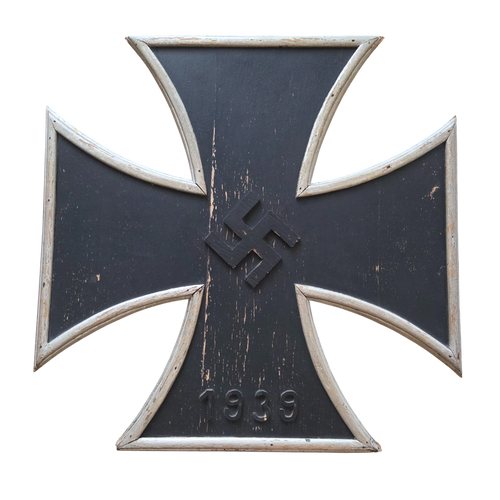 Massive Wall Hanging Iron Cross