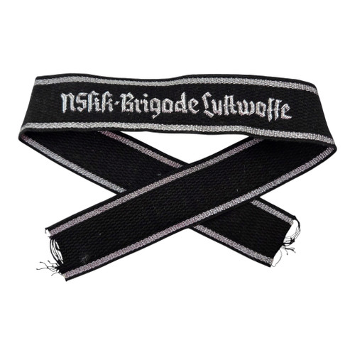 Reproduction Bullion NSKK-Brigade Luftwaffe Cuff Title