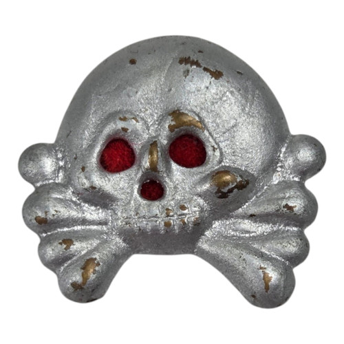Reproduction Red Backed Panzer Skull
