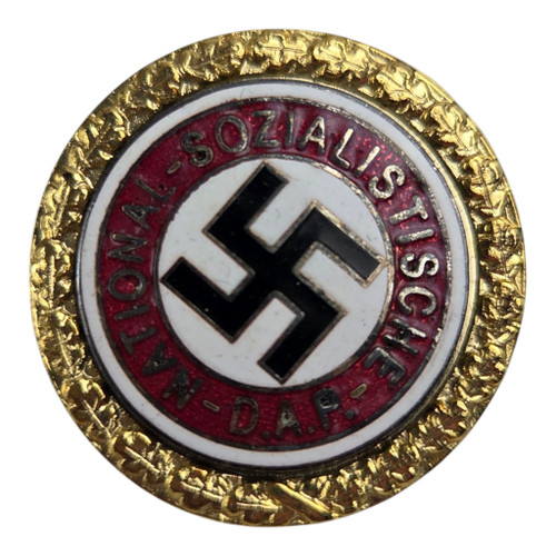 Reproduction Golden Party Badge