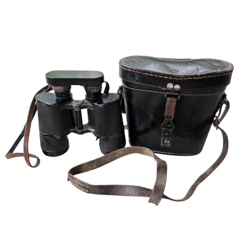 Wehrmacht Issued 7x50 Binoculars with Case